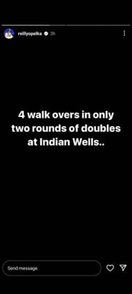 Opelka takes a dig at doubles matches in tennis